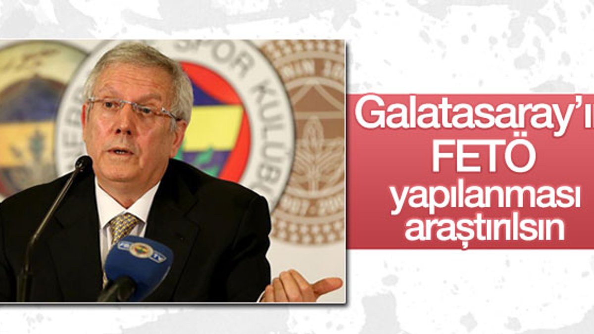 Yıldırım: Galatasaray'ın FETÖ yapılanması araştırılsın