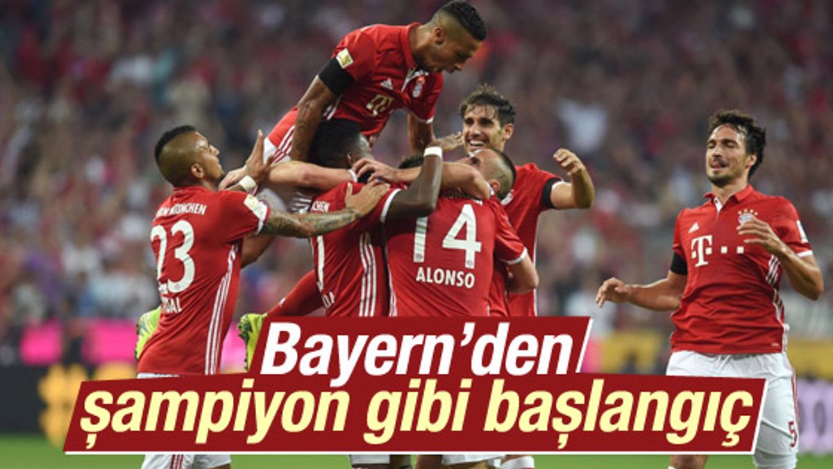 Bayern Münih lige farklı galibiyetle başladı