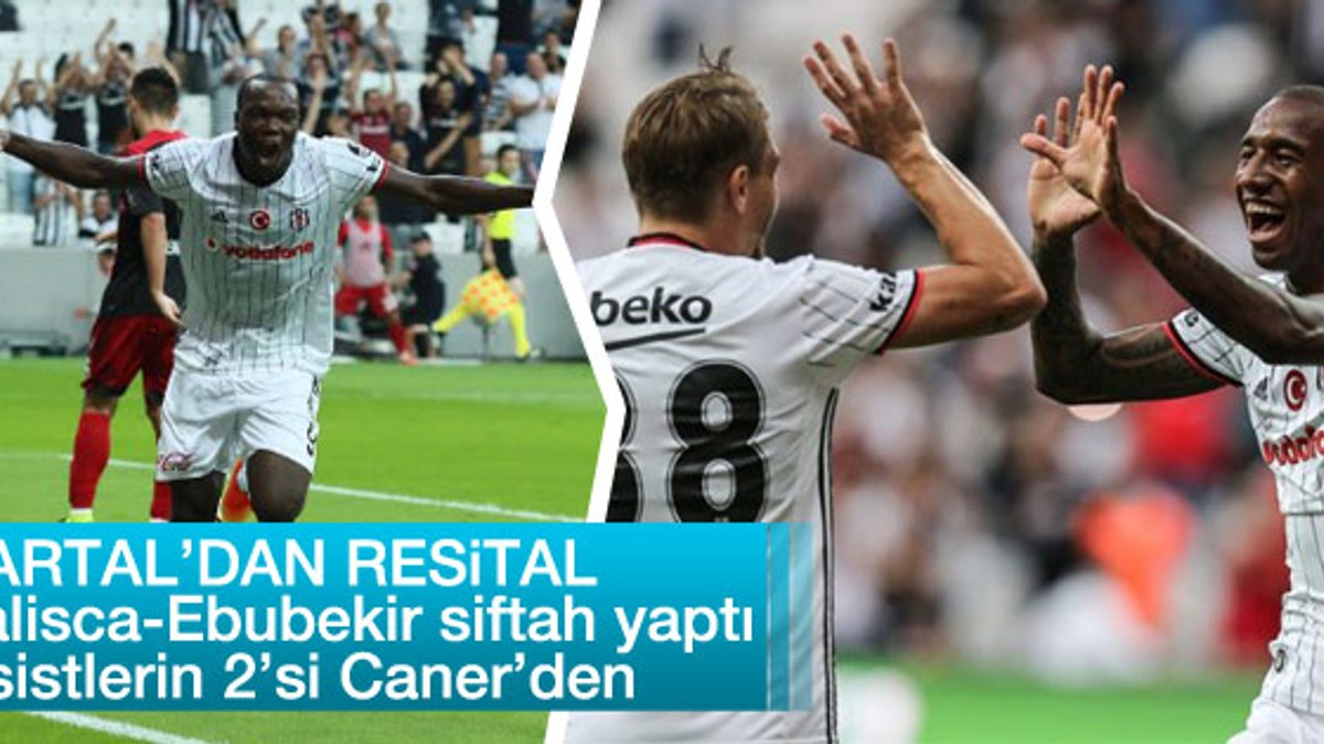 Yeni Beşiktaş Gaziantepspor'u farklı yendi