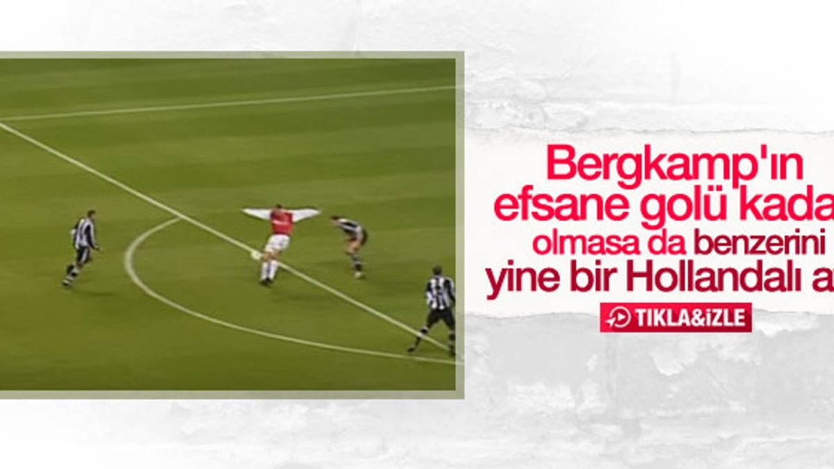 Nacer Barazite'den Dennis Bergkamp golü - İZLE