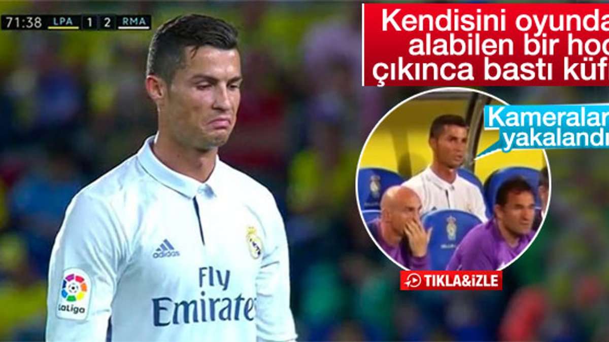 Ronaldo Zidane'a küfür etti - İZLE