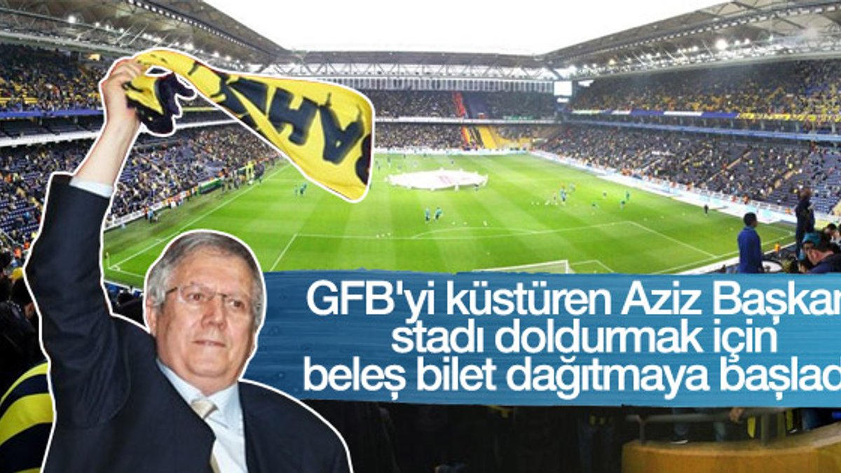 Fenerbahçe yönetimi bedava bilet dağıtma kararı aldı