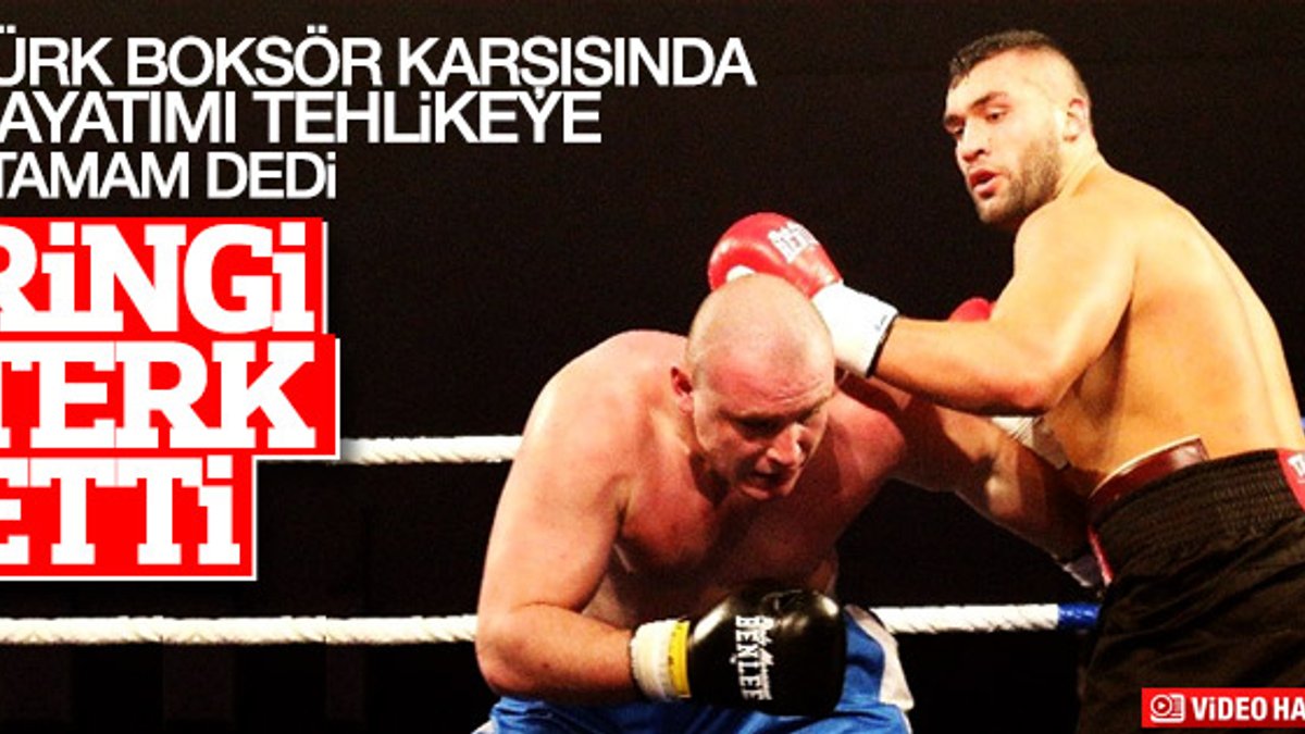 Türk rakibinden korkup maçtan çekilen Polonyalı boksör