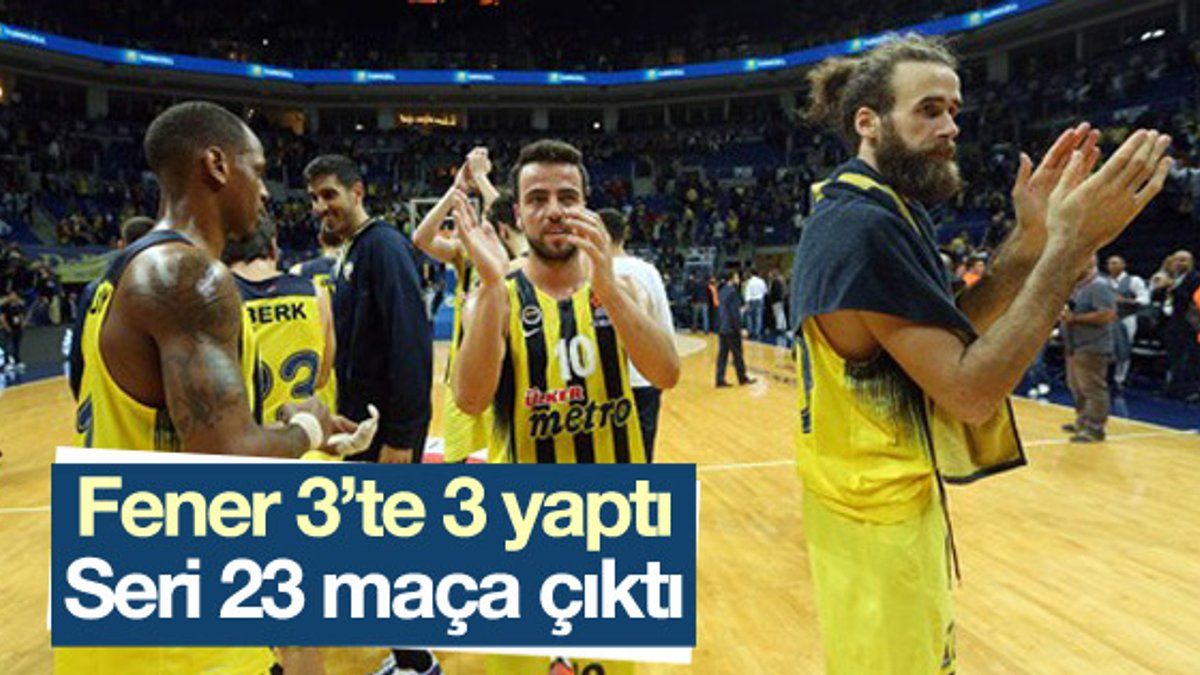 Fenerbahçe THY Avrupa Ligi'nde Zalgiris'i de yendi