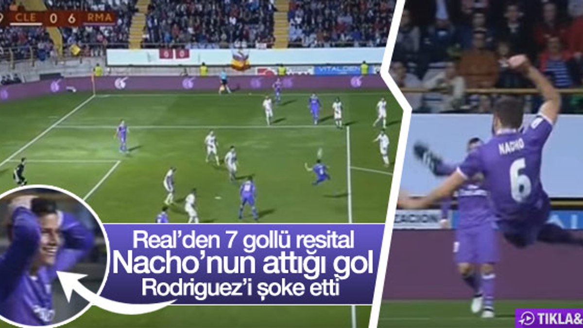 Real Madridli Nacho'dan harika gol - İZLE