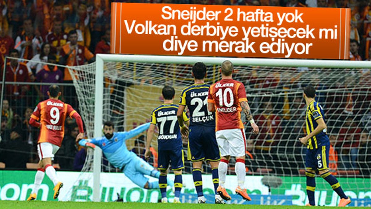 Sneijder F.Bahçe derbisine yetişecek mi