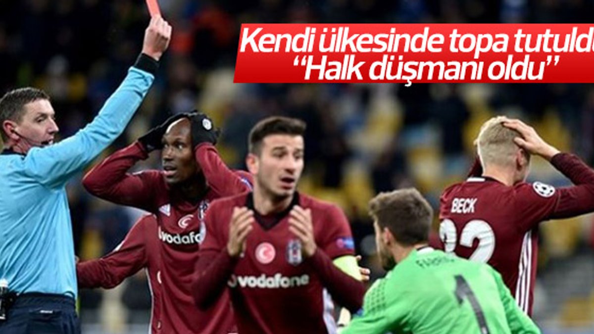 Beşiktaş'ı yakan hakem kendi ülkesinde de eleştirildi