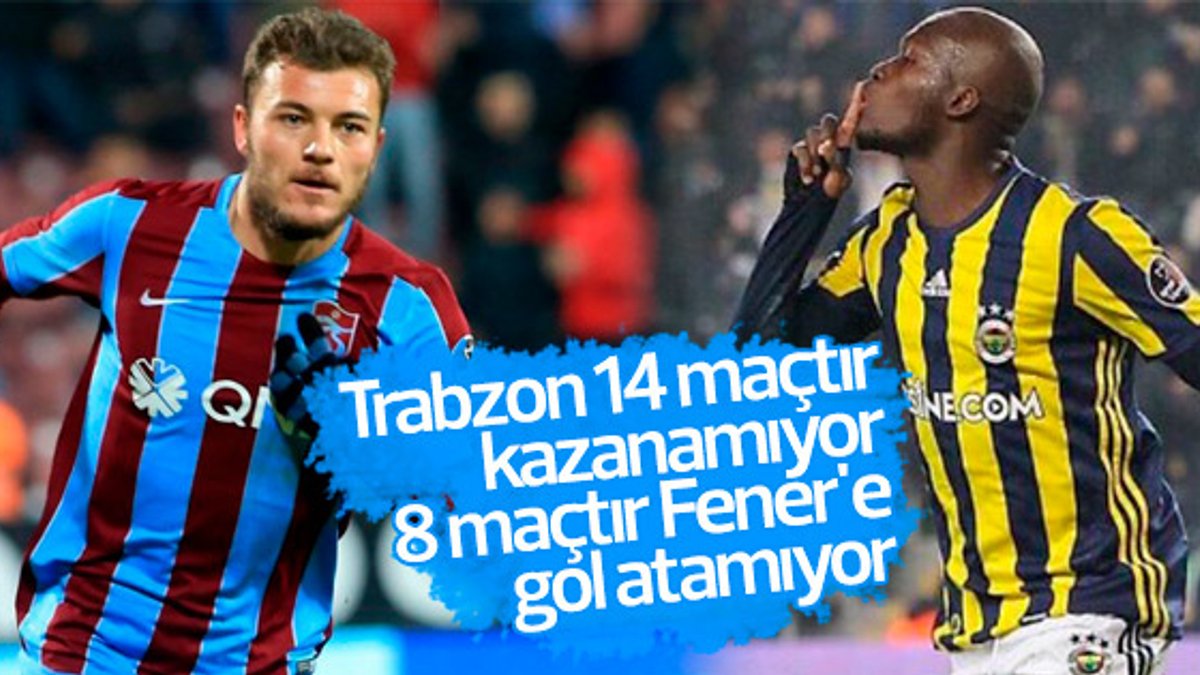 Fenerbahçe Trabzonspor'a karşı üstün
