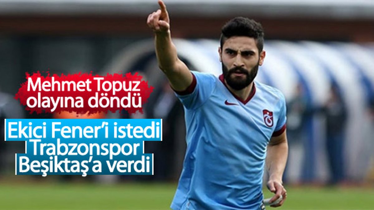 Trabzon Mehmet'i Beşiktaş'a verdi