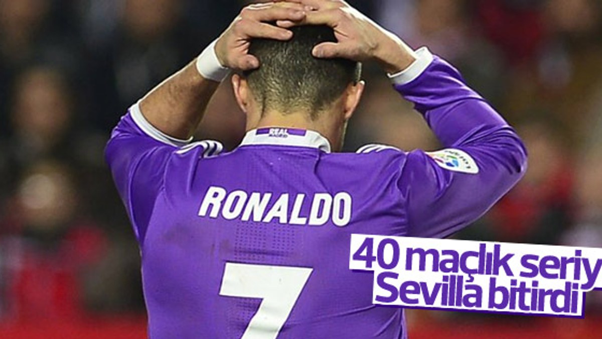 Real Madrid'in 40 maçlık serisi sona erdi