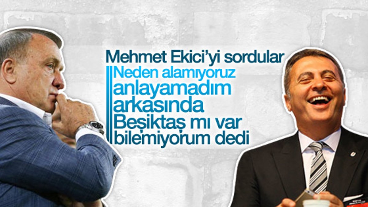 Advocaat'tan Beşiktaş'a Mehmet Ekici göndermesi