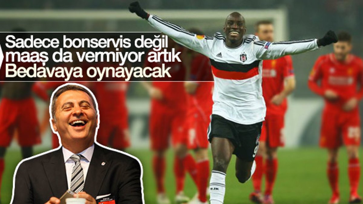 Beşiktaş Demba Ba'ya maaş vermeyecek