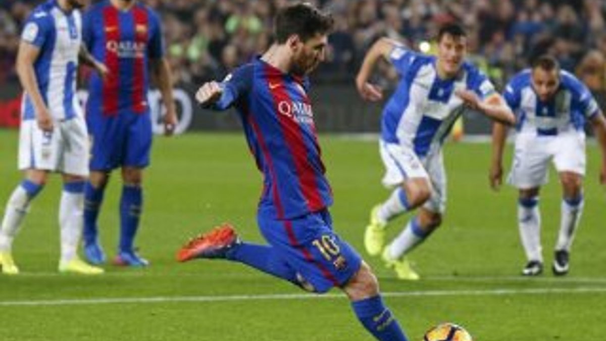 Messi Barcelona'ya 89. dakikada 3 puan getirdi
