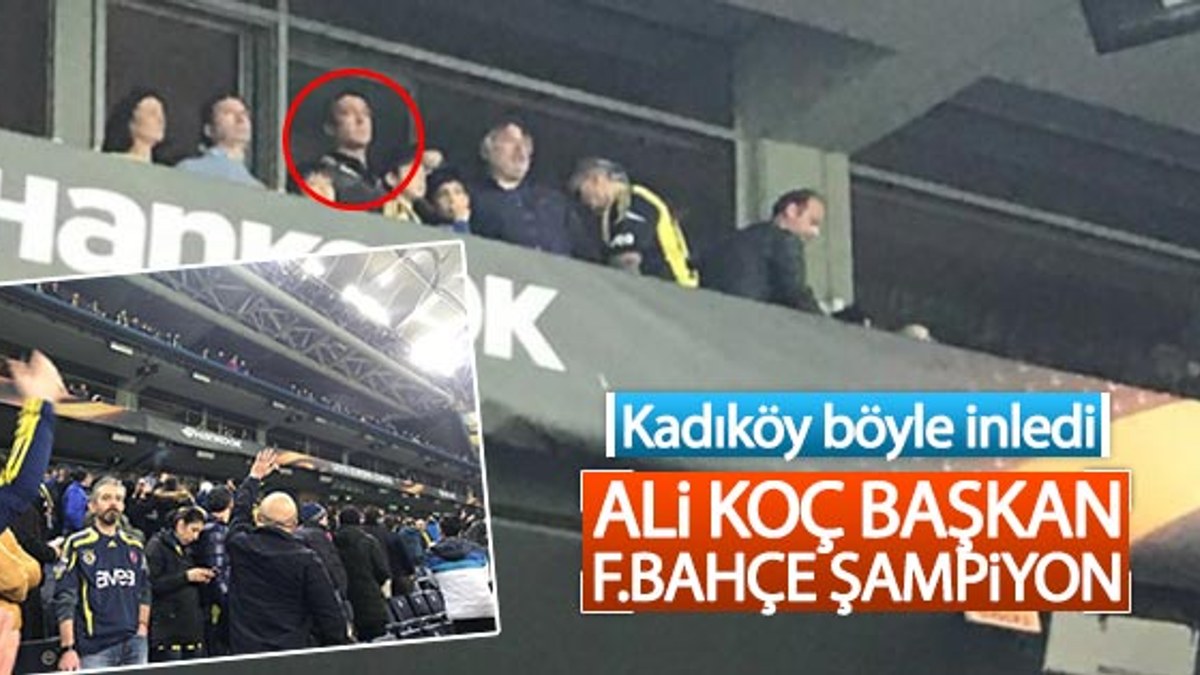 Fenerbahçe taraftarından Ali Koç'a tezahürat
