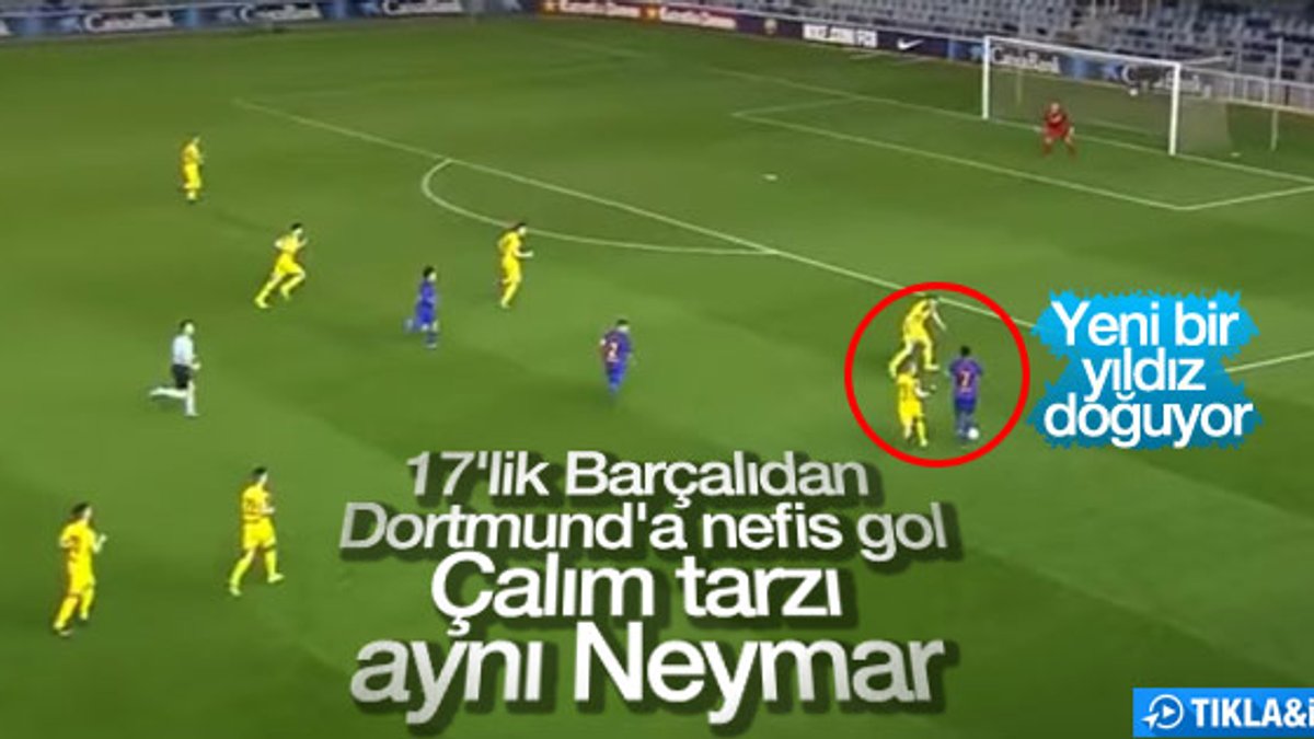 Barcelona'nın genç yeteneği muazzam bir gol attı - İZLE