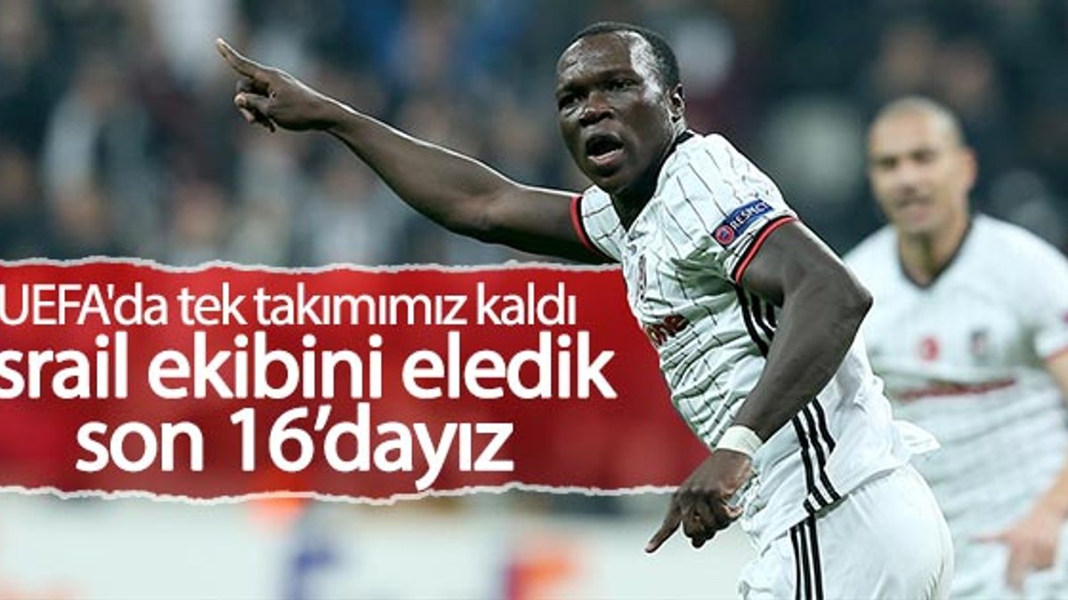 Beşiktaş Avrupa'da yoluna devam ediyor