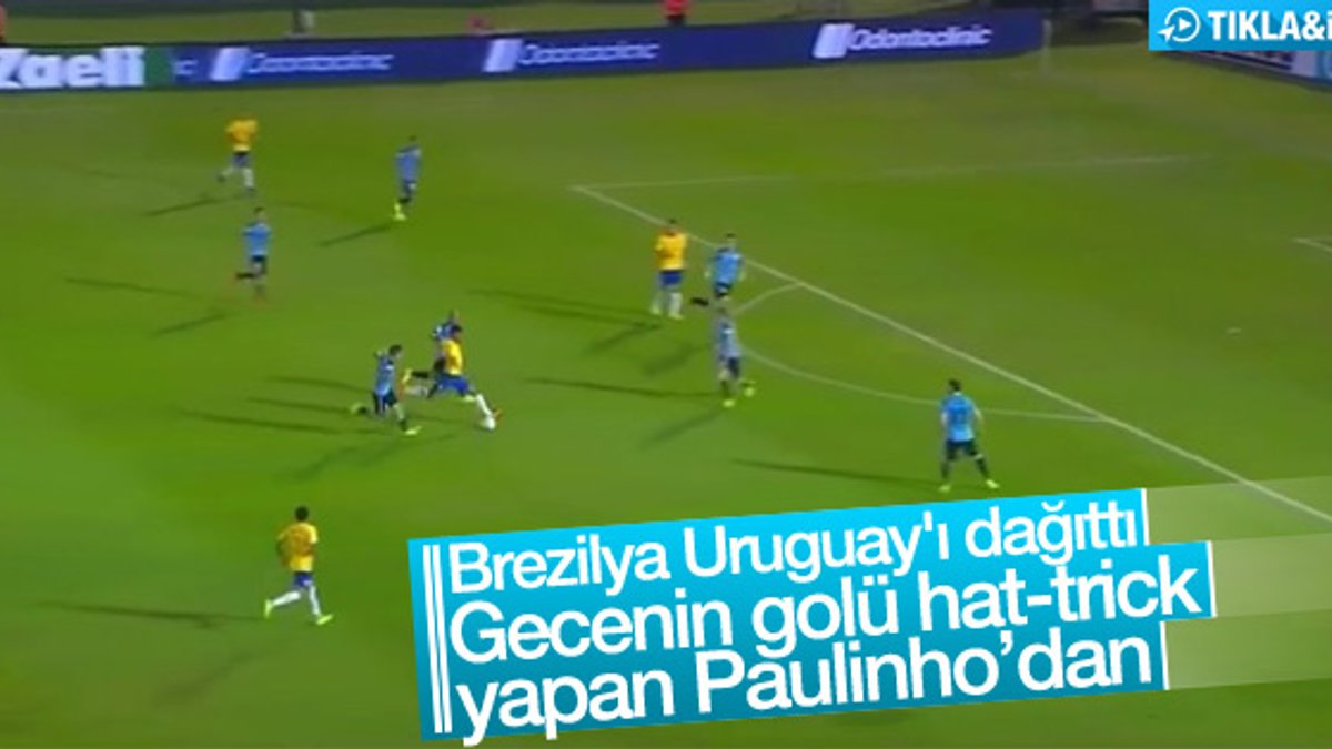 Paulinho'dan Uruguay'a nefis gol - İZLE