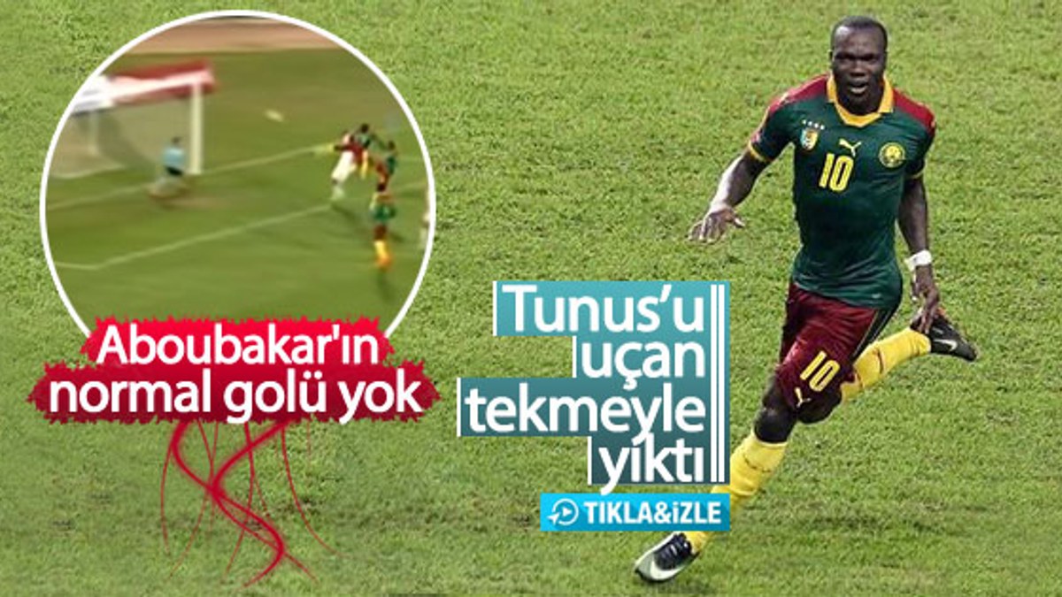 Aboubakar attığı nefis golle yine Kamerun'u sırtladı