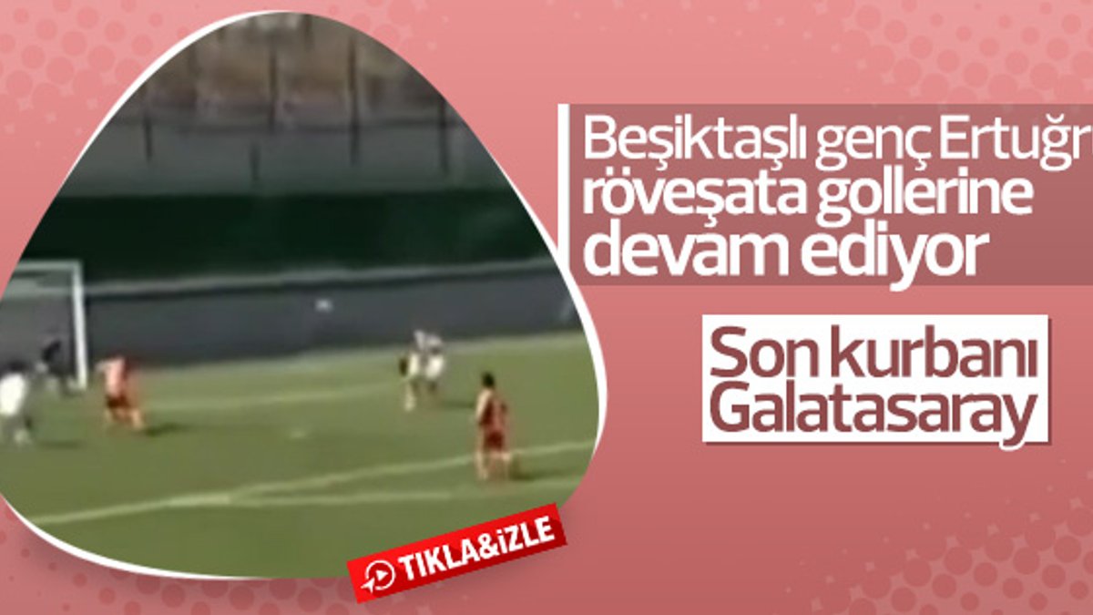 Beşiktaşlı oyuncudan Galatasaray'a müthiş röveşata golü