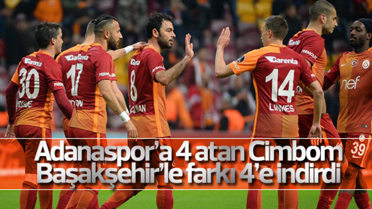 Galatasaray Adanaspor'u farklı yendi