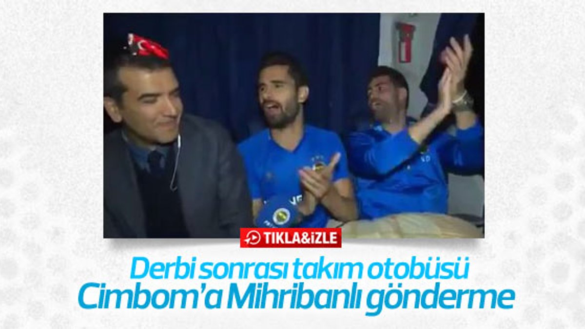 F.Bahçeli futbolcuların galibiyet türküsü: Mihriban