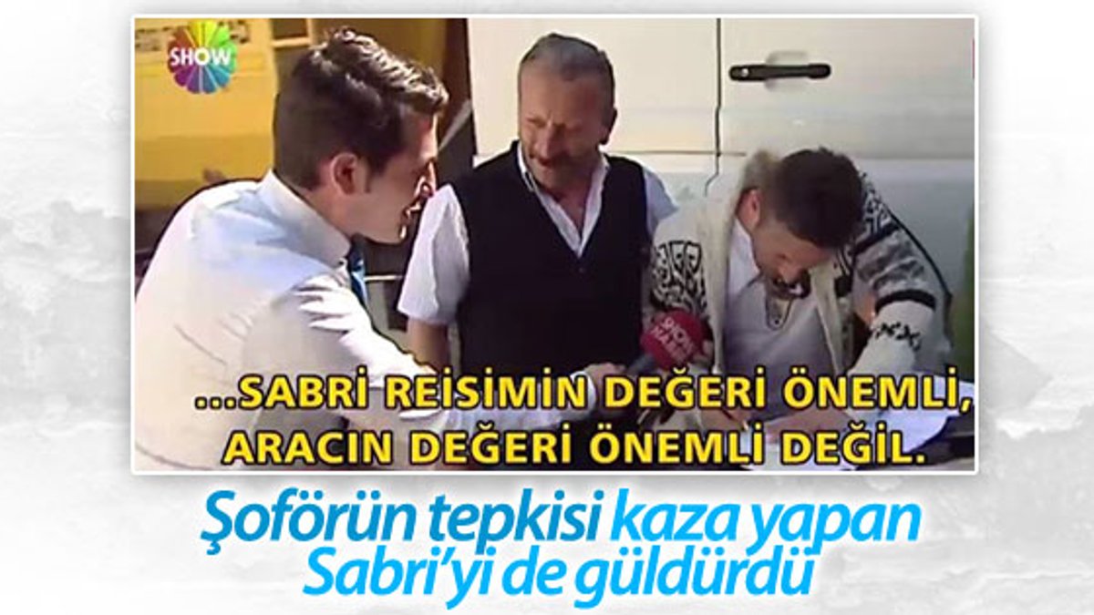 Sabri Sarıoğlu kaza yaptı