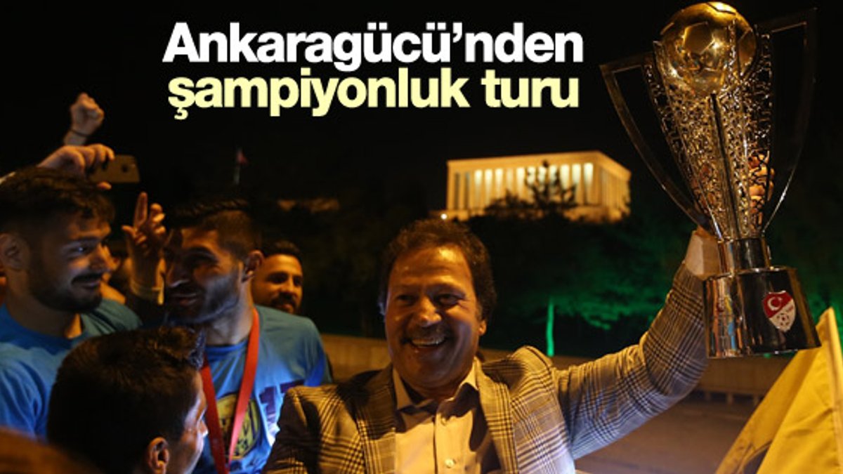 Ankaragücü şampiyonluk kupasını aldı - İZLE