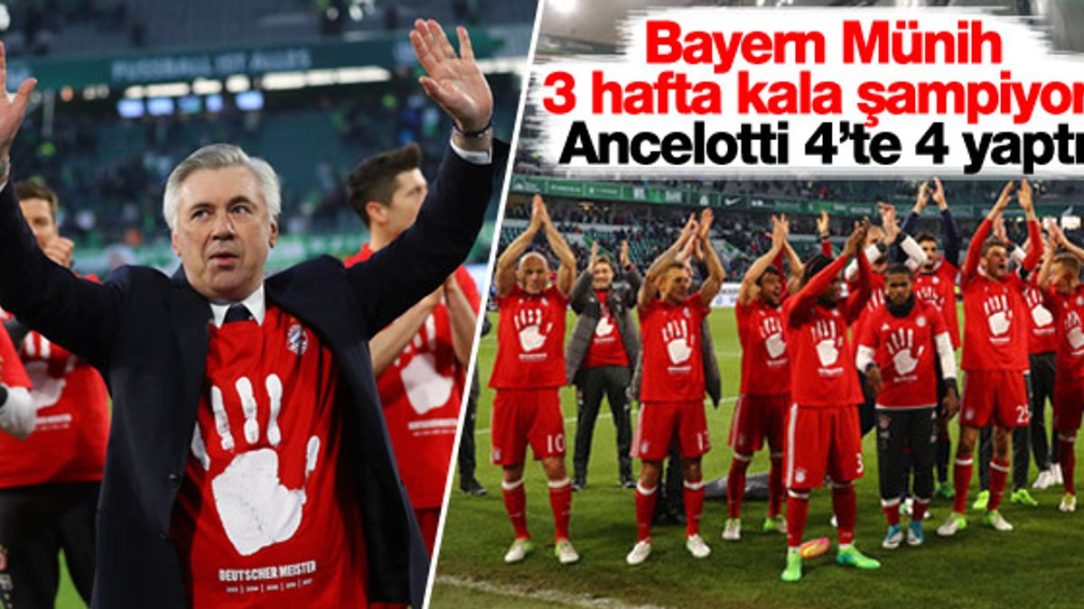 Bayern Münih bitime 3 hafta kala şampiyon