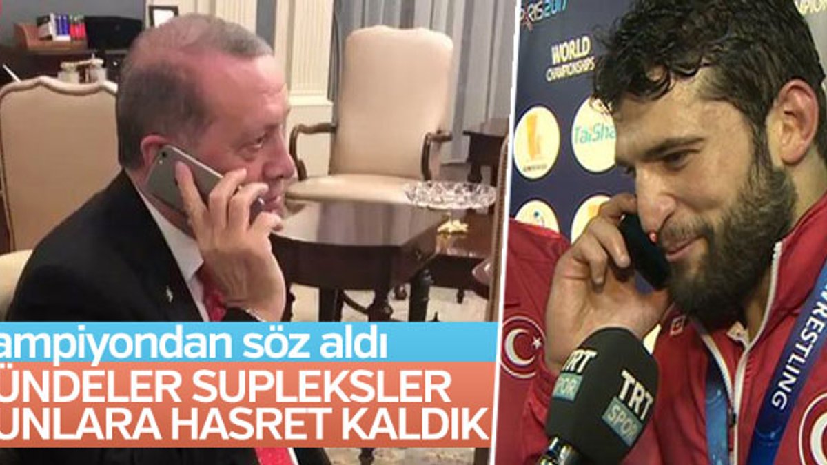 Cumhurbaşkanı Erdoğan'dan Metehan Başar'a tebrik telefonu