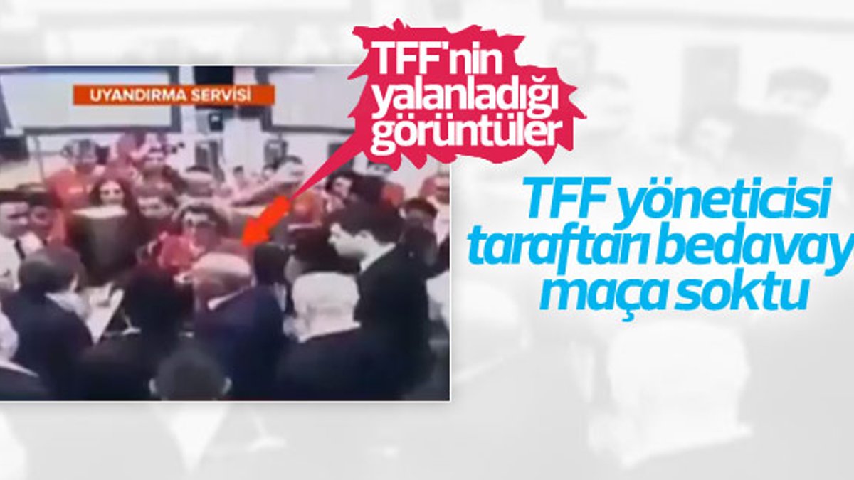 Zülfikaroğlu'nun biletsiz seyirci aldığı görüntüler