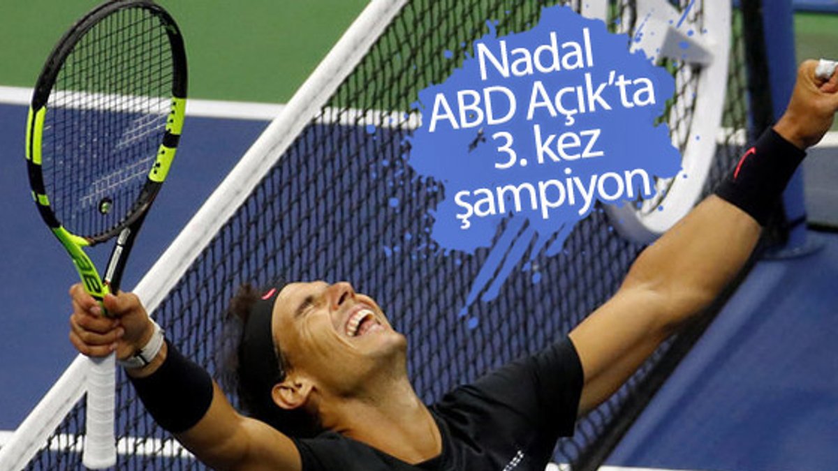 Rafael Nadal ABD Açık'ta şampiyon