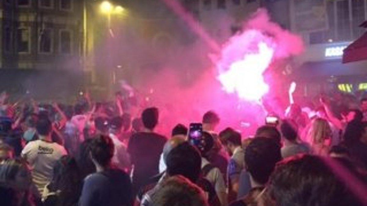 Beşiktaş'ta Porto galibiyeti kutlandı