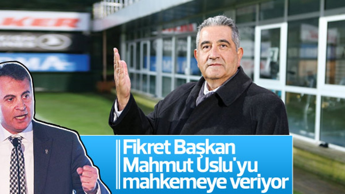 Beşiktaş Mahmut Uslu'yu mahkemeye verme kararı aldı