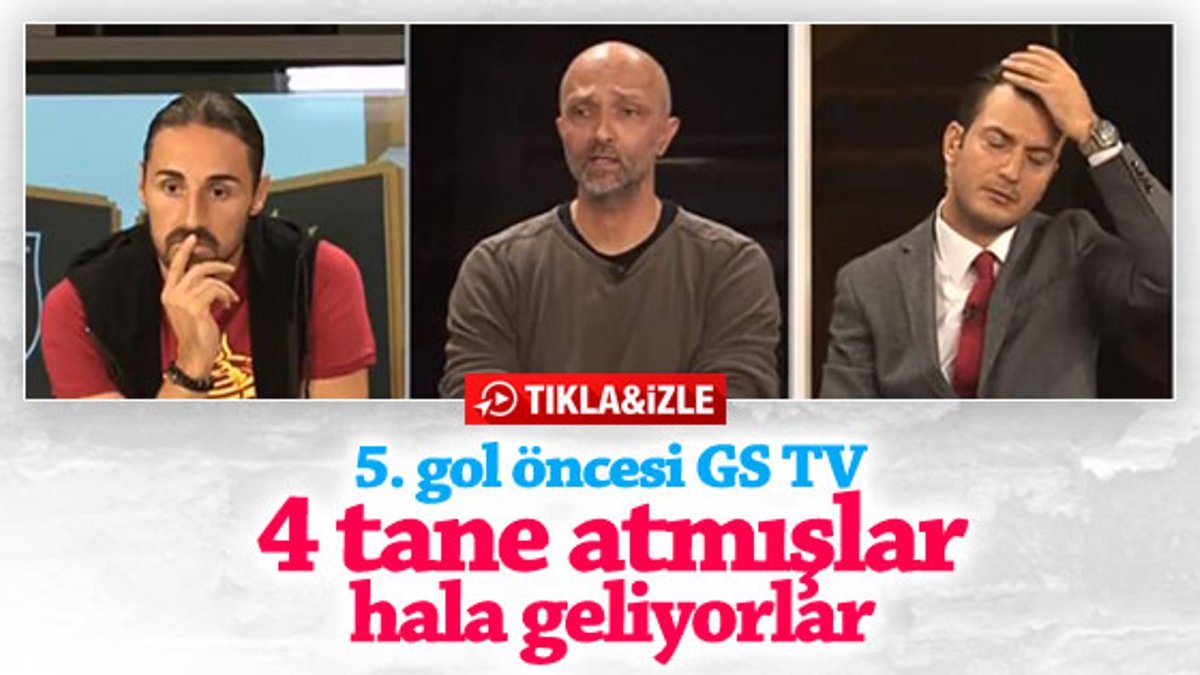 Başakşehir'in 5. golünde GS TV - İZLE