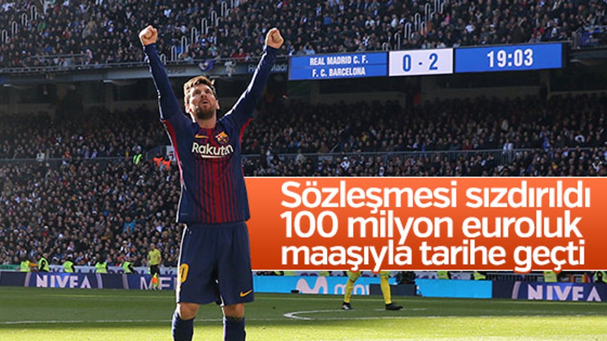 Messi'nin maaşı 100 milyon euro