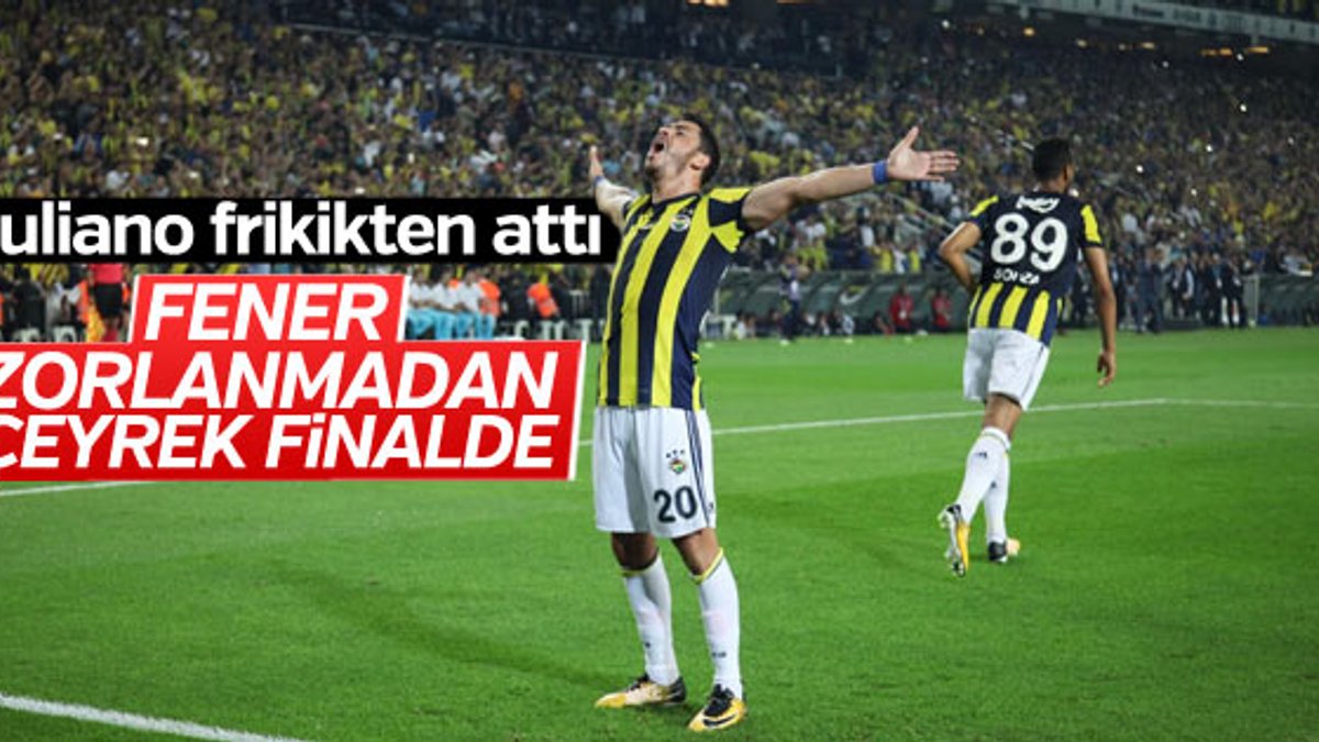Fenerbahçe, kupada çeyrek finale yükseldi