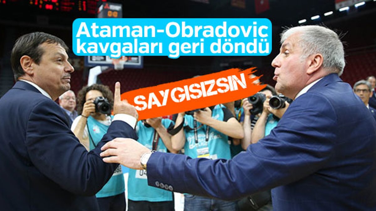 Ergin Ataman, Obradovic'in elini sıkmadı