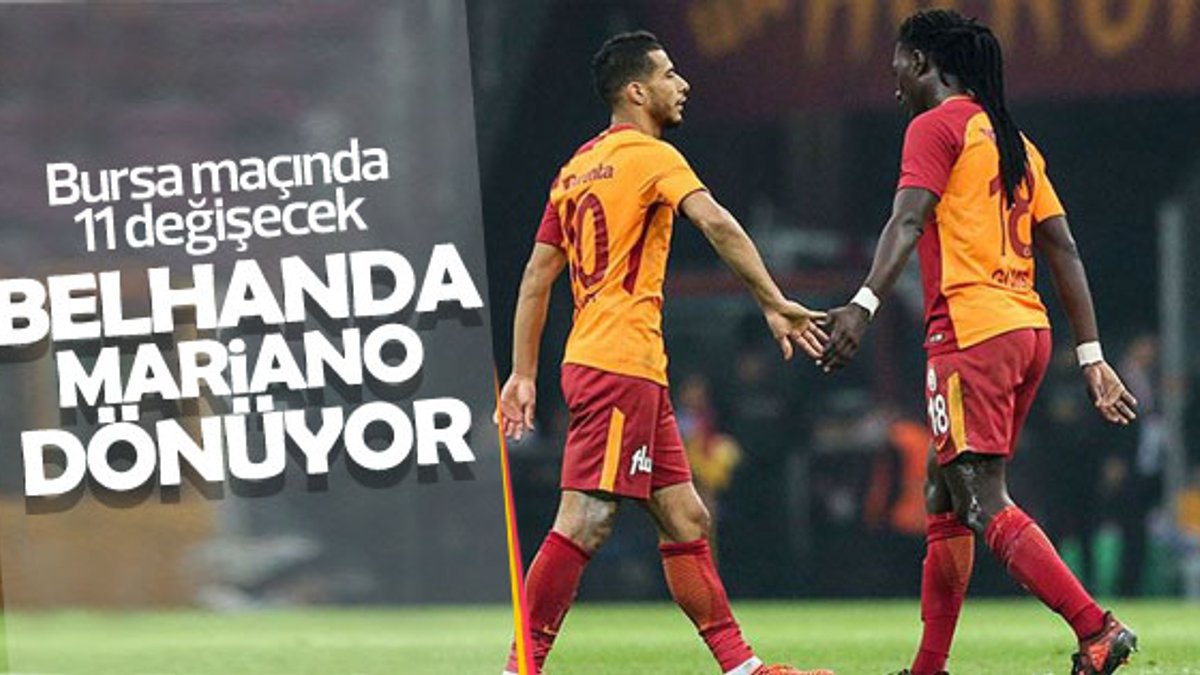 Fatih Terim, Bursaspor maçında rotasyona gidecek