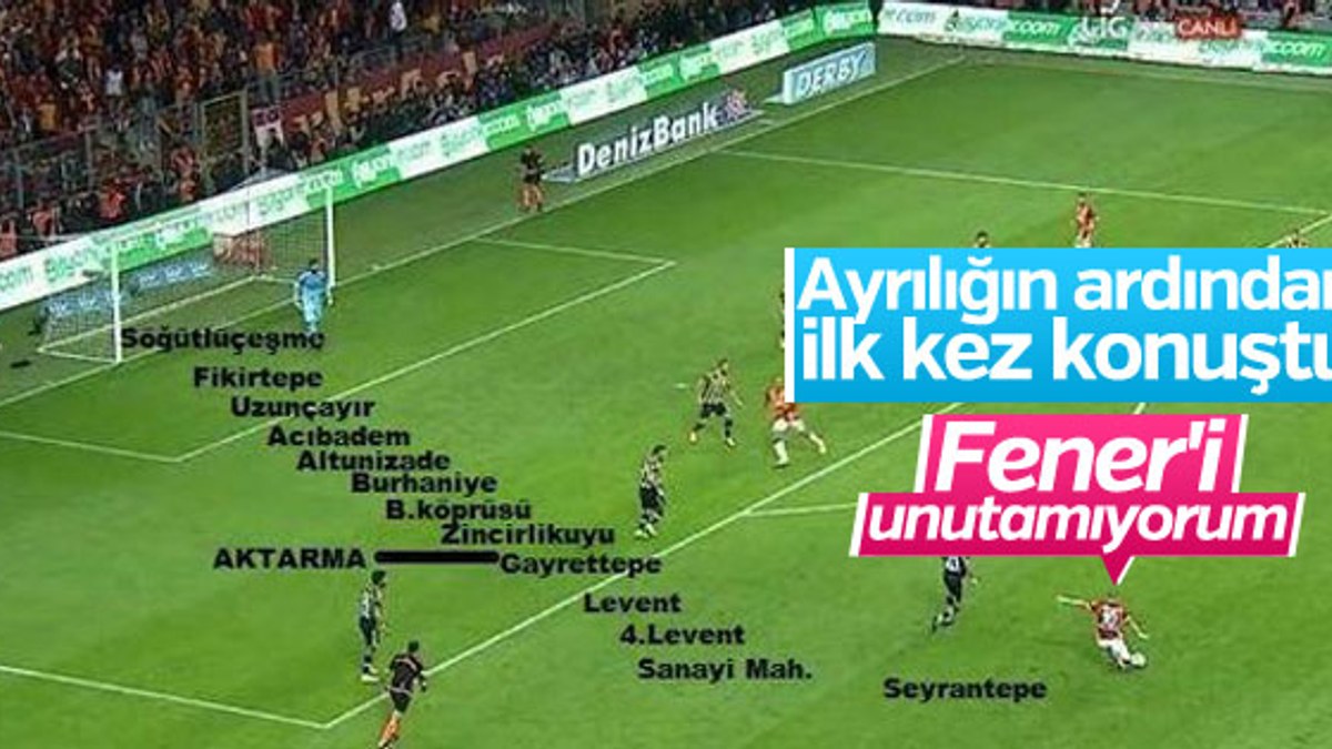 Sneijder: Fenerbahçe'ye attığım golleri unutamıyorum