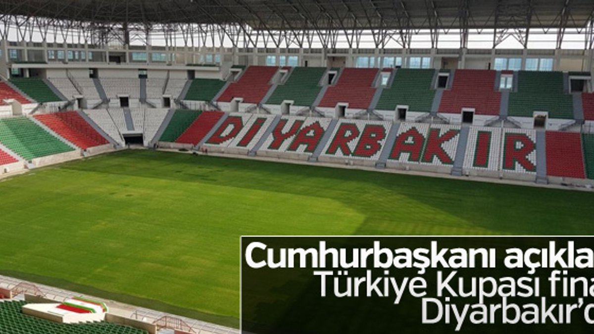 Cumhurbaşkanı Erdoğan: Kupa finali Diyarbakır'da