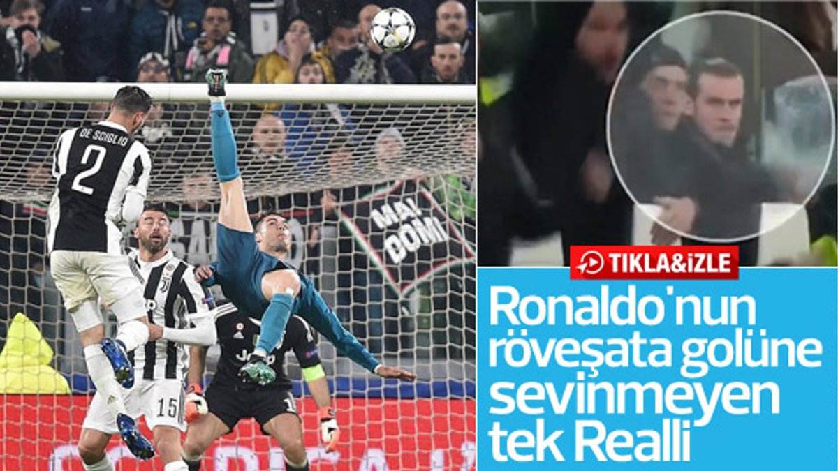 Bale, Ronaldo'nun röveşata golüne sevinmedi