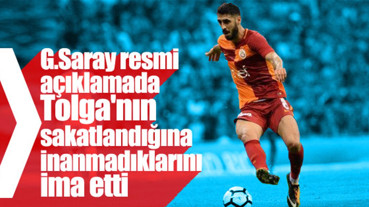 Galatasaray'dan manidar Tolga Ciğerci açıklaması