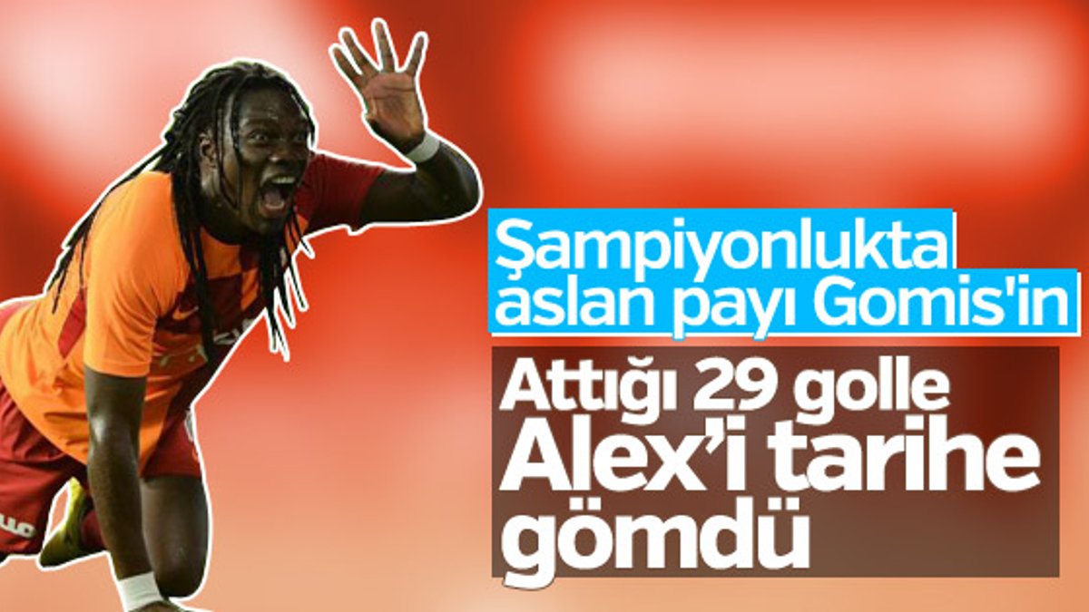 Şampiyonlukta 'Aslan Payı' Gomis'in