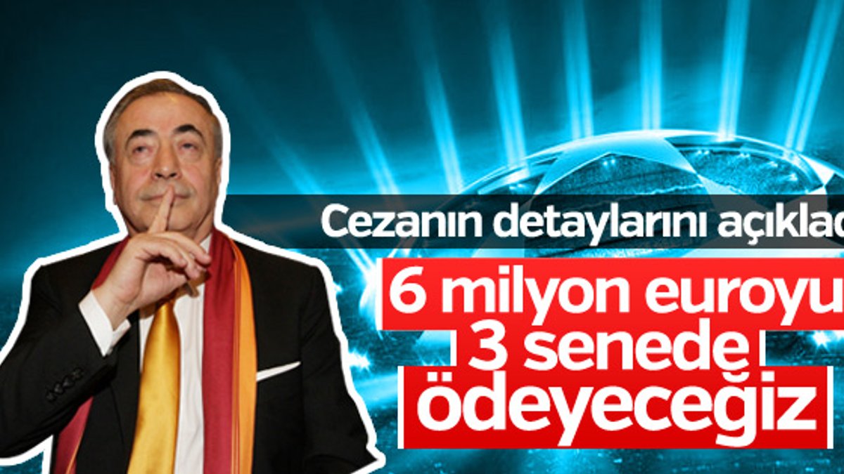 Mustafa Cengiz: Aldığımız cezayı 3 yılda ödeyeceğiz