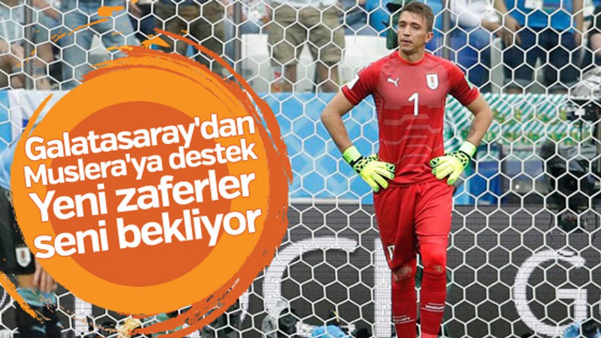 Galatasaray'dan Muslera'ya destek mesajı