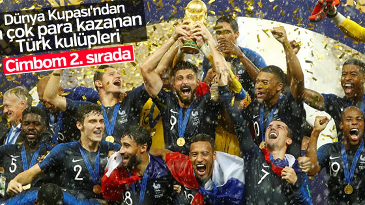 Dünya Kupası'ndan en çok para kazanan Türk takımları