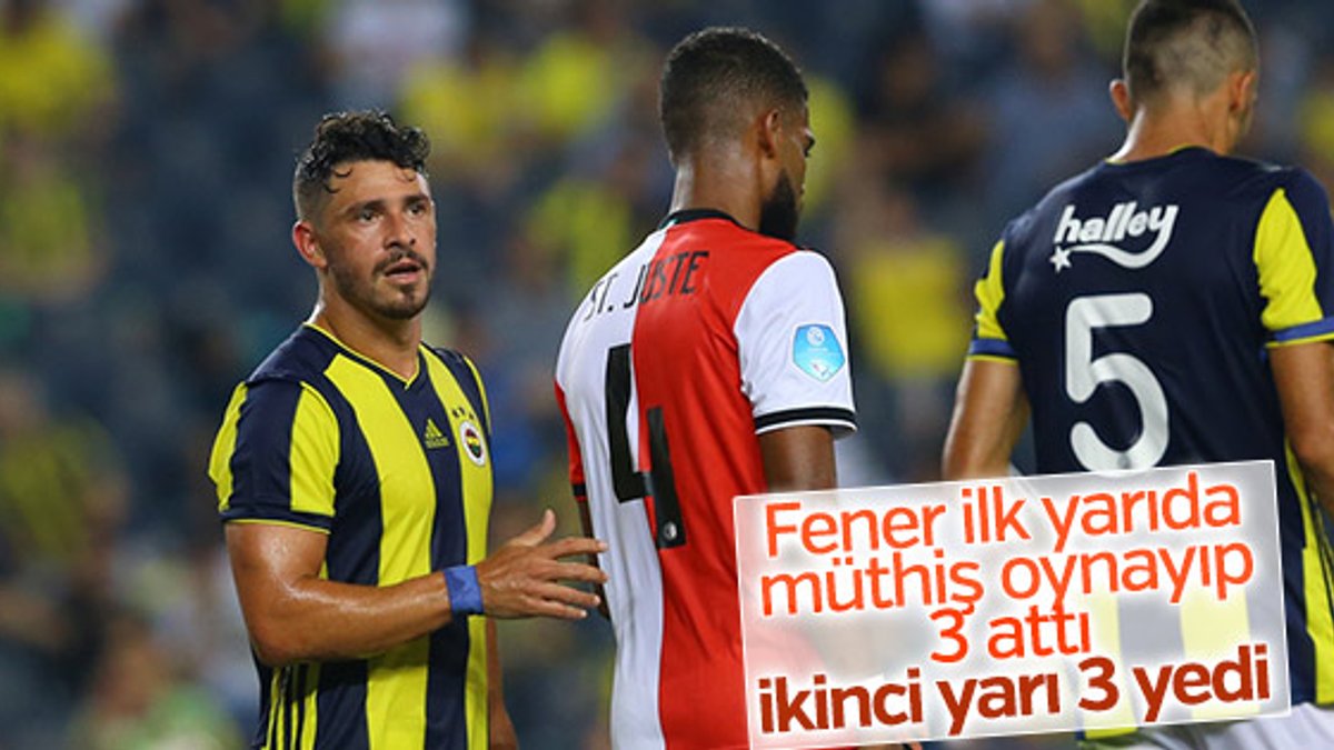 Fenerbahçe RvP'nin takımıyla yenişemedi