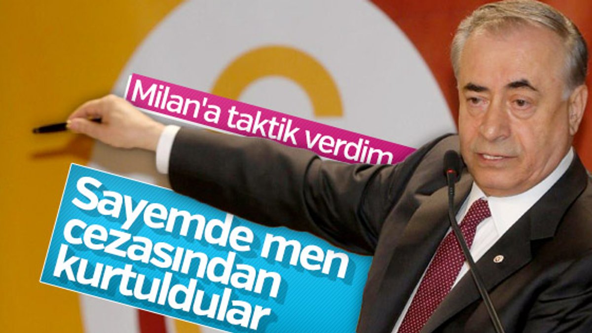 Mustafa Cengiz: Milan'a biz yardım ettik