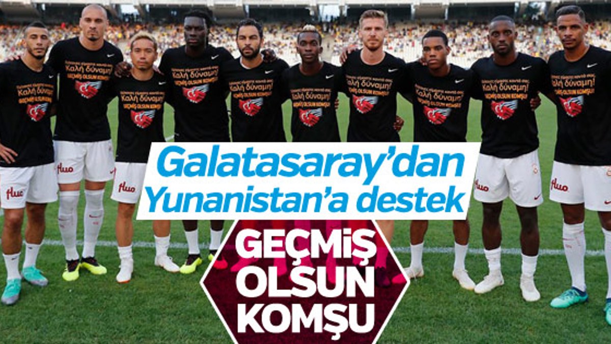 Galatasaray'dan anlamlı hareket