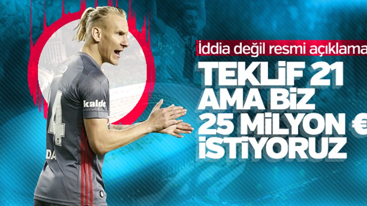 Beşiktaş, Vida için gelen teklifi açıkladı